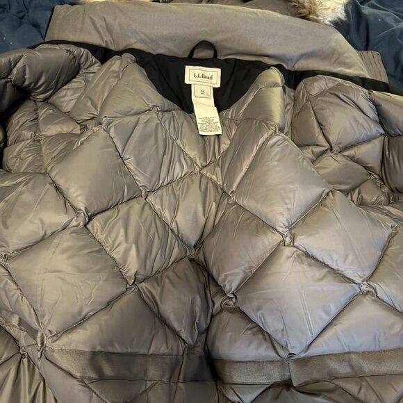 L.L. BEAN : Baxter State BLACK Parka - Women's - Picture 8 of 8